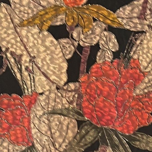 VINTAGE DRESSBARN WOMEN MOSAIC FLORAL SLEEVELESS MOCK TOP SIZE 2X - Picture 4 of 10